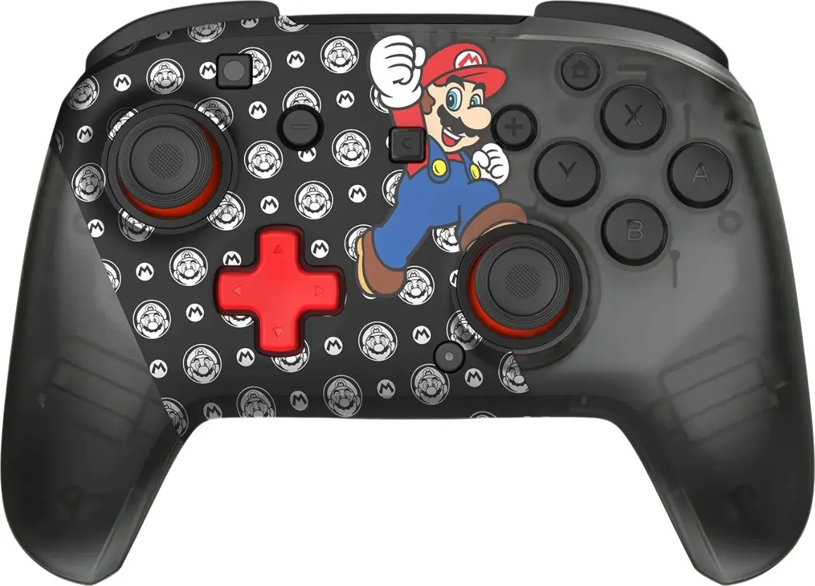 בקר משחק אלחוטי Turtle Beach Rematch Wireless Controller Super Mario Jump ל-Nintendo Switch 2