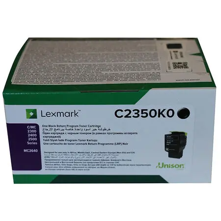 טונר מקורי שחור Lexmark C2350K0