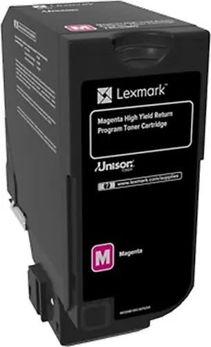 טונר מקורי מגנטה Lexmark 74C5HM0