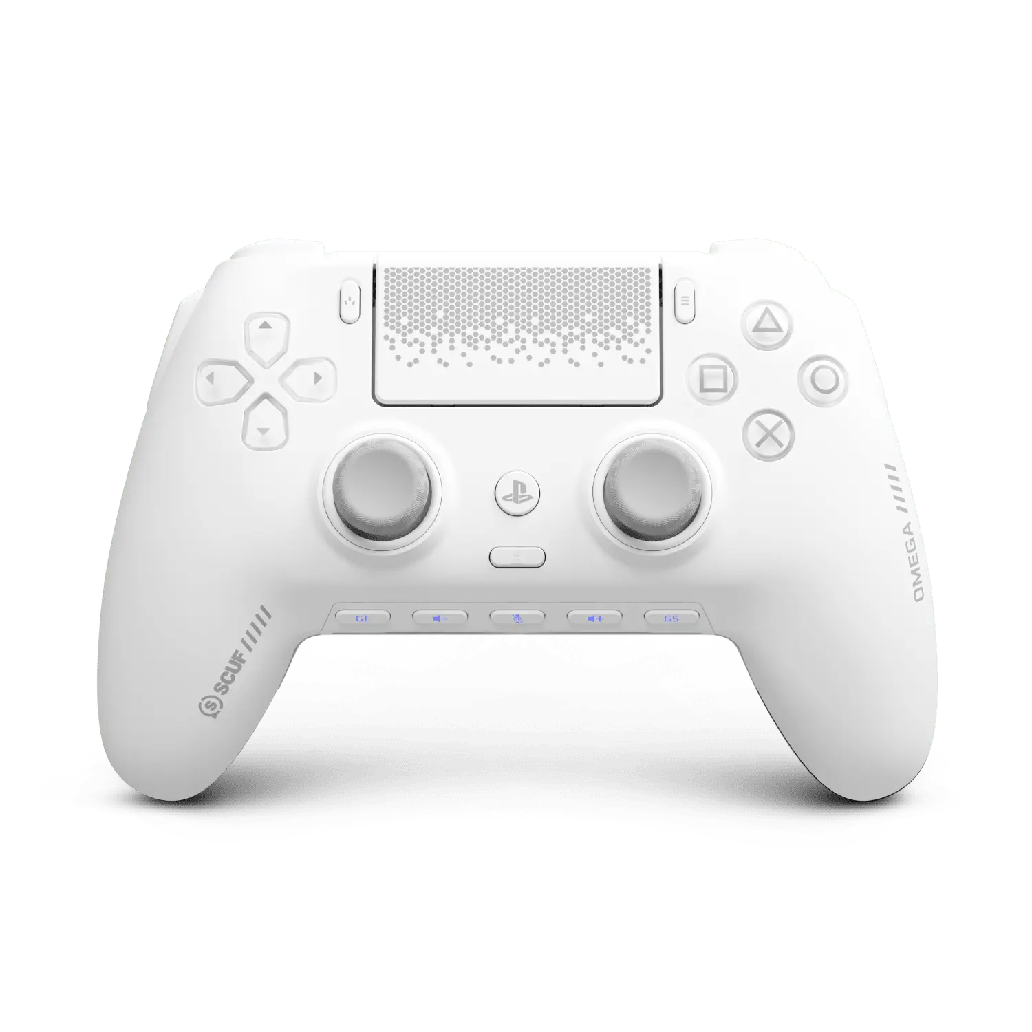 בקר משחק אלחוטי SCUF Omega ל-PS5/PC בצבע לבן