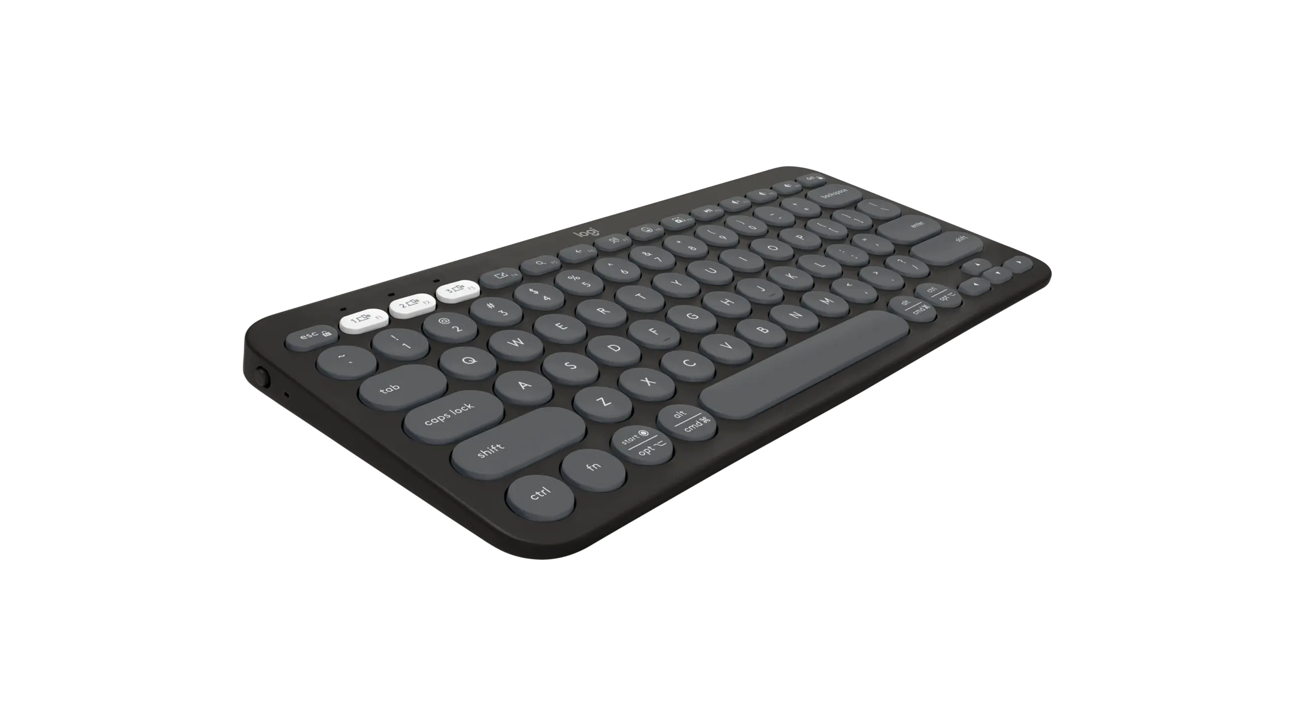 מקלדת אלחוטית Logitech Pebble Keys 2 K380s – בצבע גרפיט