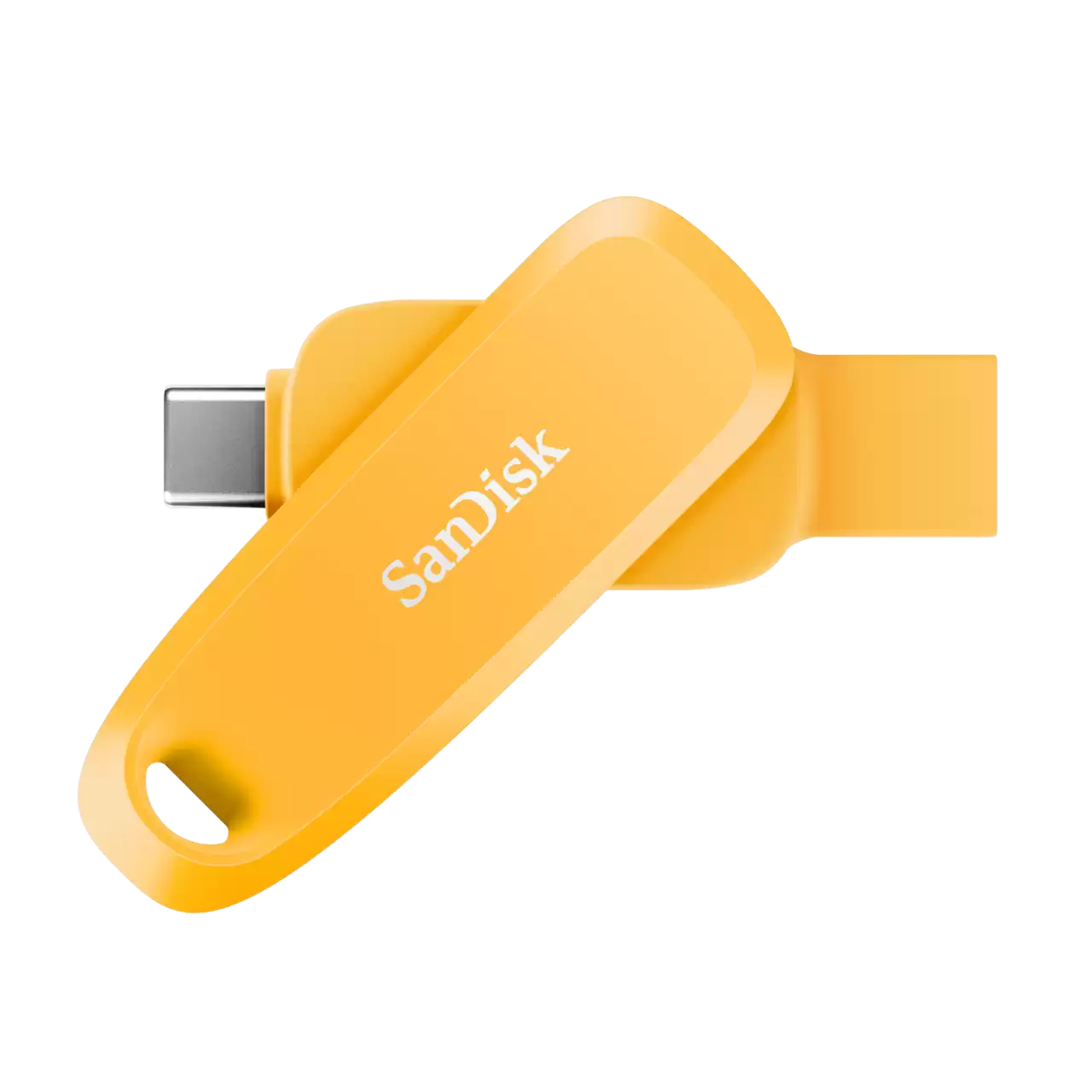 זיכרון נייד SanDisk Phone Drive for Android USB 3.2 – דגם SDDDC6-128G-G46YD – נפח 128GB – בצבע צהוב