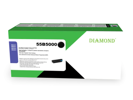 טונר מקורי שחור Lexmark 55B5000