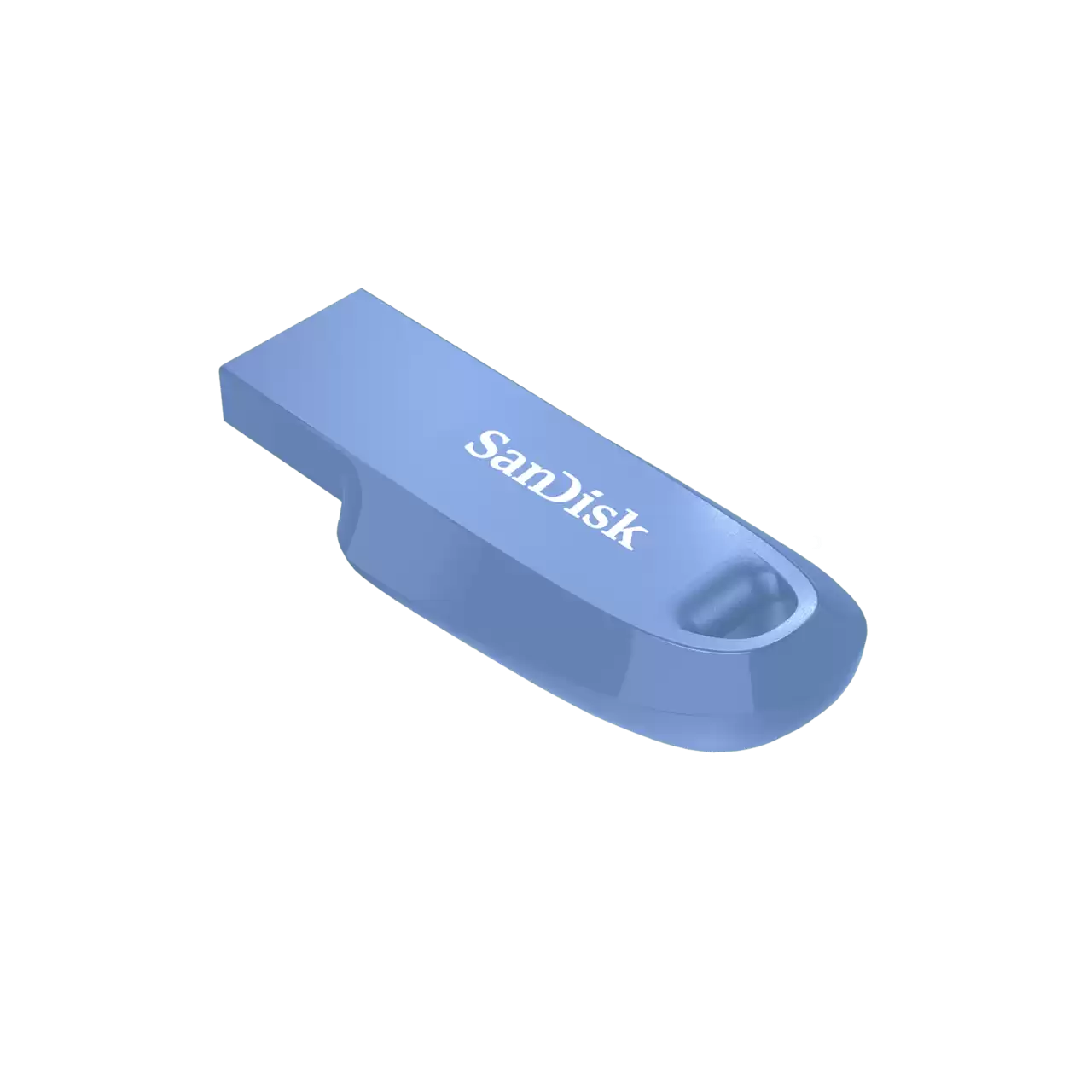 זיכרון נייד SanDisk Ultra Curve USB 3.2 – דגם SDCZ550-128G-G46NB – נפח 128GB – בצבע כחול נייבי