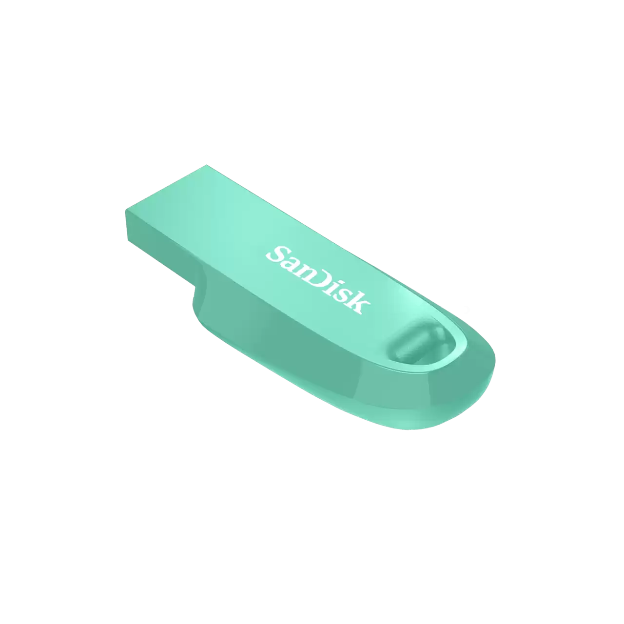 זיכרון נייד SanDisk Ultra Curve USB 3.2 – דגם SDCZ550-064G-G46G – נפח 64GB – בצבע ירוק