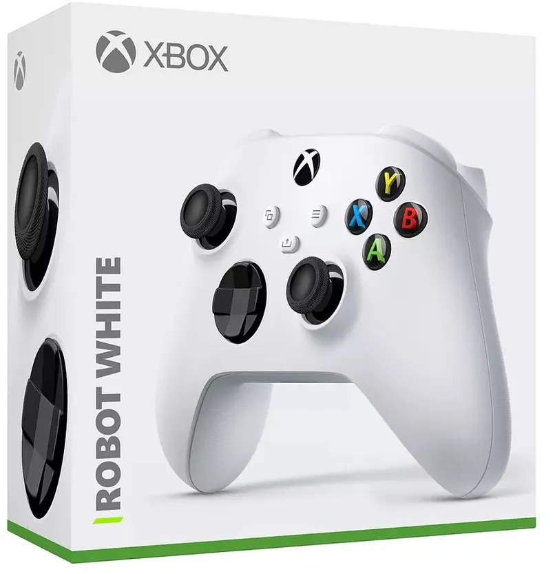 בקר משחק אלחוטי Microsoft Xbox Wireless Controller ל-Xbox/PC בצבע לבן